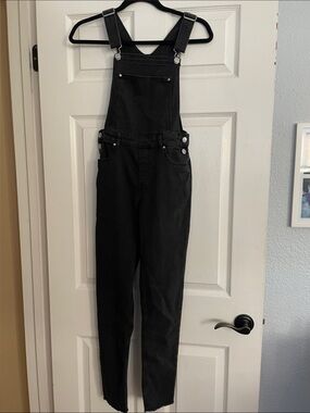H&M Black Denim Overalls - Girls